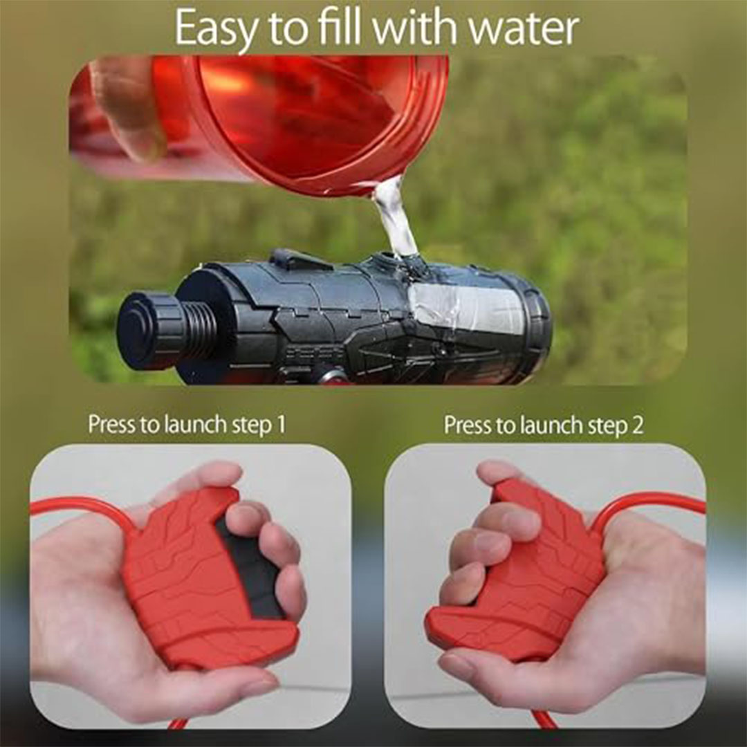 مسدس ماء سبايدرمان ريبيل كيدز أسود