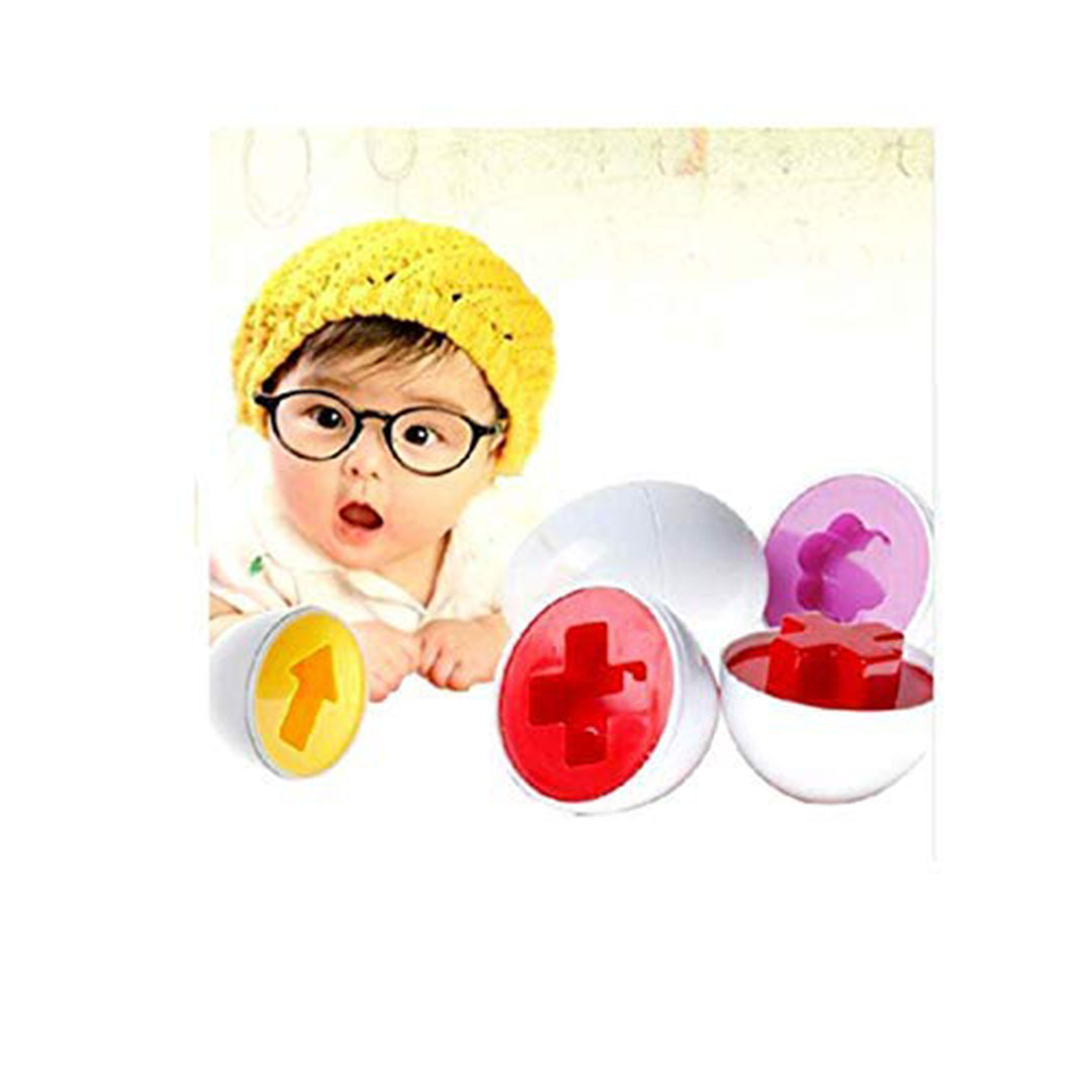 ألعاب تعليمية بيض عيد الفصح للأطفال - 6 قطع