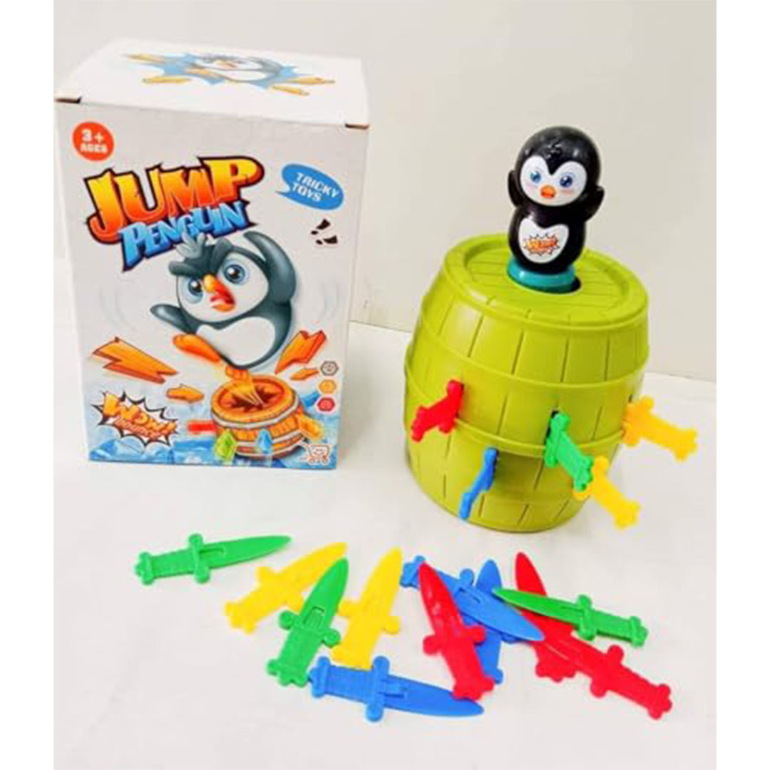 لعبة بطريق نطاط للأطفال - برميل مفاجأة مع سيوف م-ة - 3 سنوات فأكثر