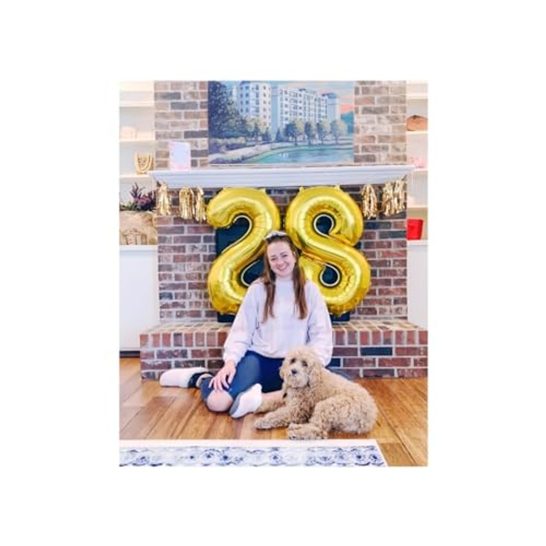 بالون كبير للاحتفالات - 32 إنش - ذهبي - رقم 2