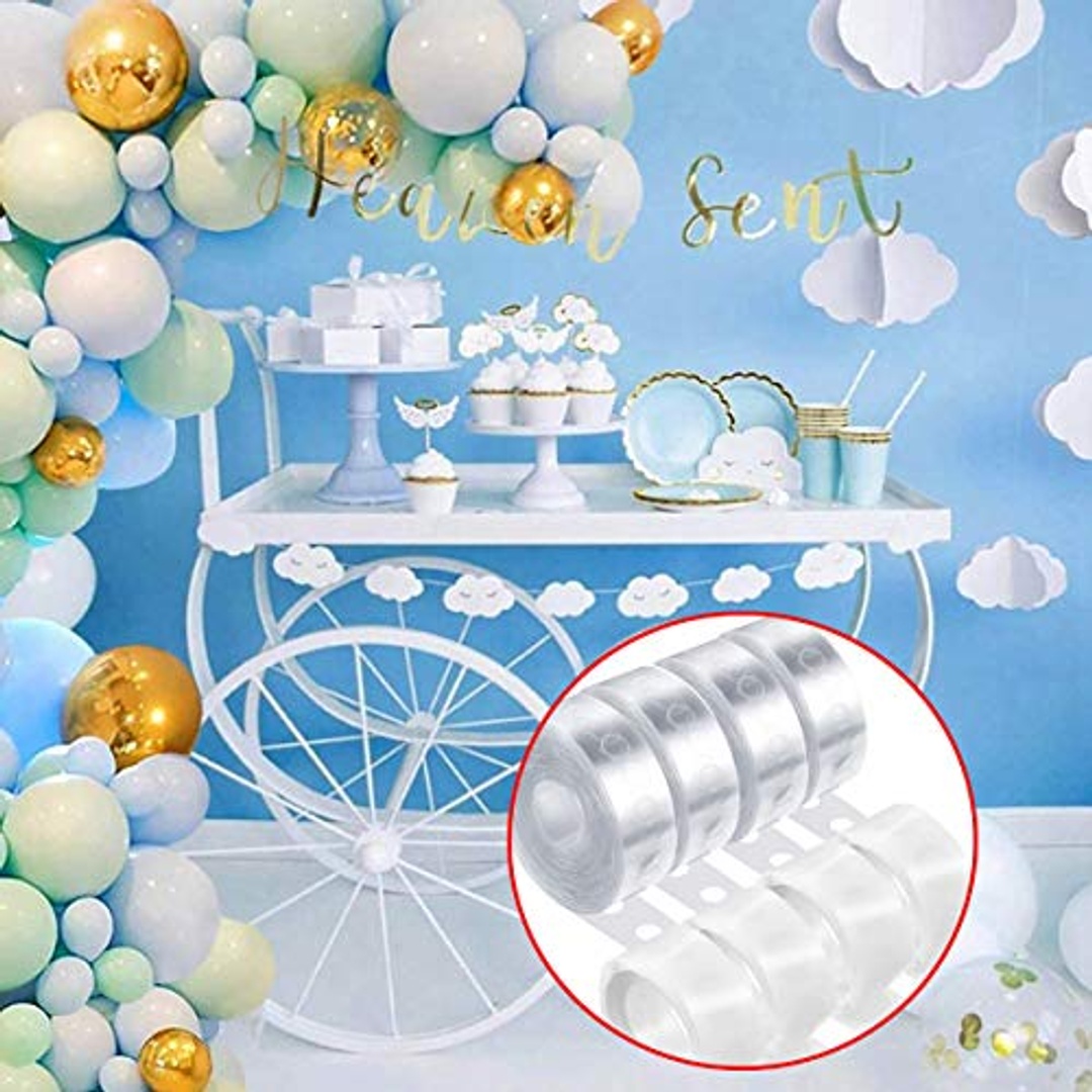 شريط لاصق دبل فيس لتعليق البالونات - 1200 لاصقة