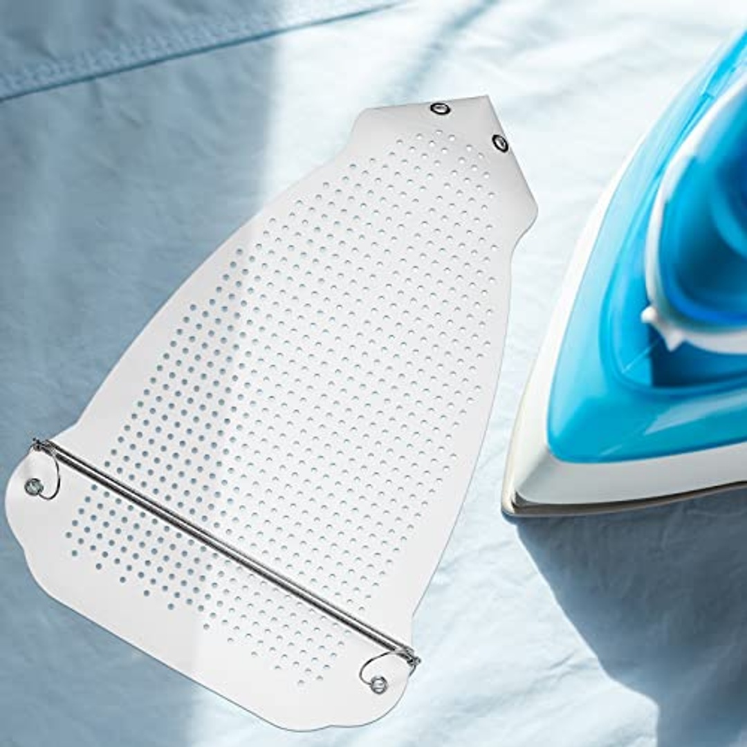 قاعدة مكواة سليكون - أبيض - قطعتين