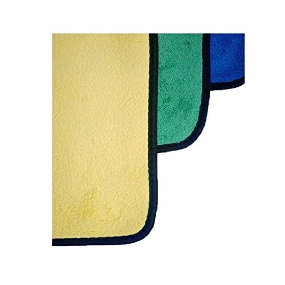 مناشف ميكروفايبر بألوان متنوعة - 30*22 سم - 4 قطع