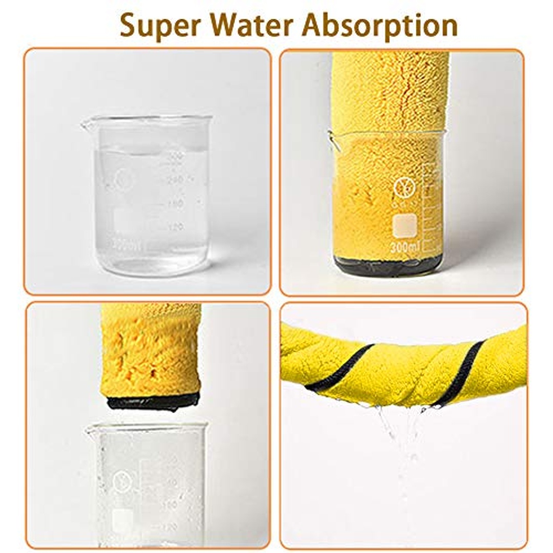 فوطة ميكروفايبر بألوان متنوعة - 30x22 سم - 2 قطعة