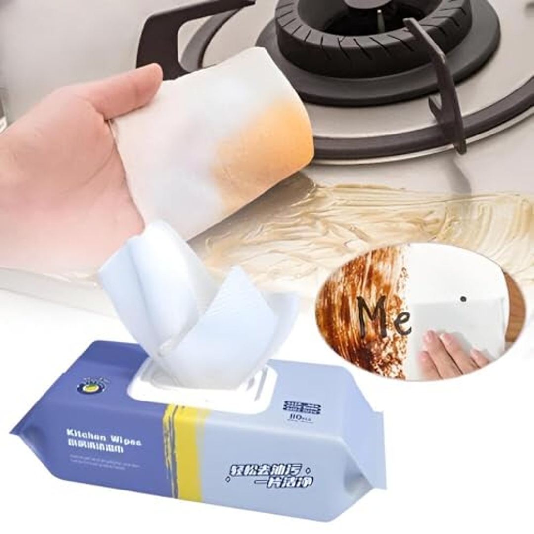 مناديل مطبخ مبللة فائقة النعومة - 240 منديل - 3 علب