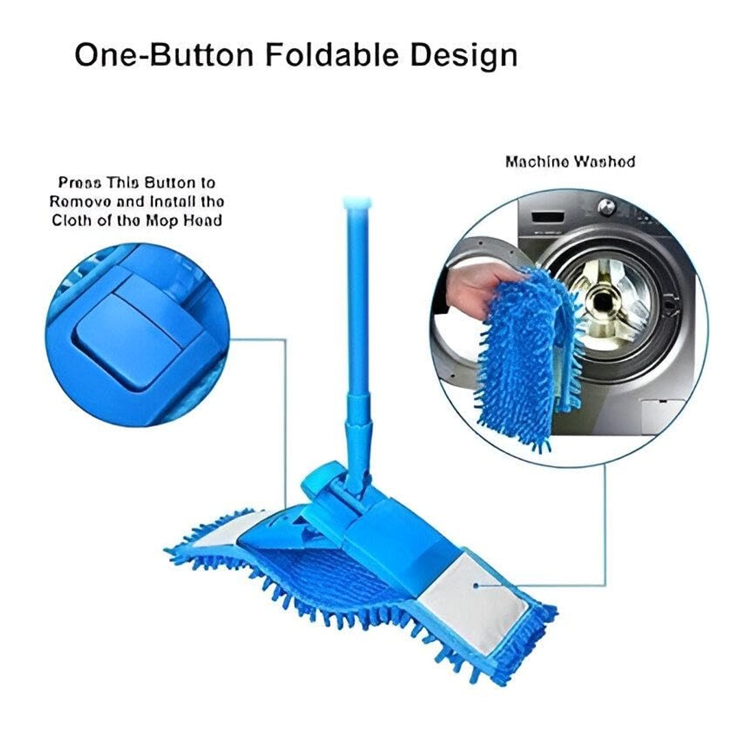 ممسحة ميكروفايبر دوارة 360° - 2 قطعة