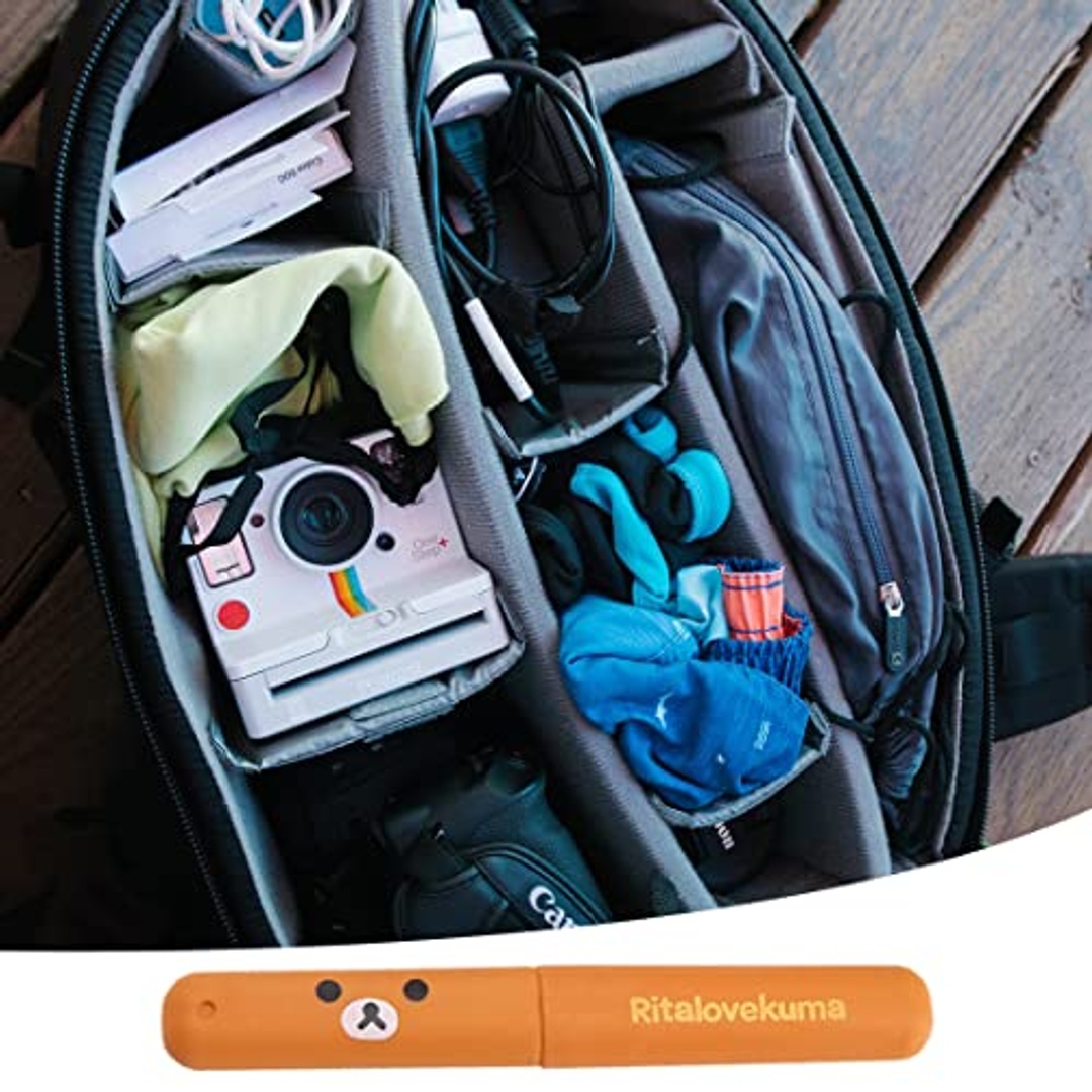 حافظة سفر لفراشي الأسنان - 3 قطع - 20 سم