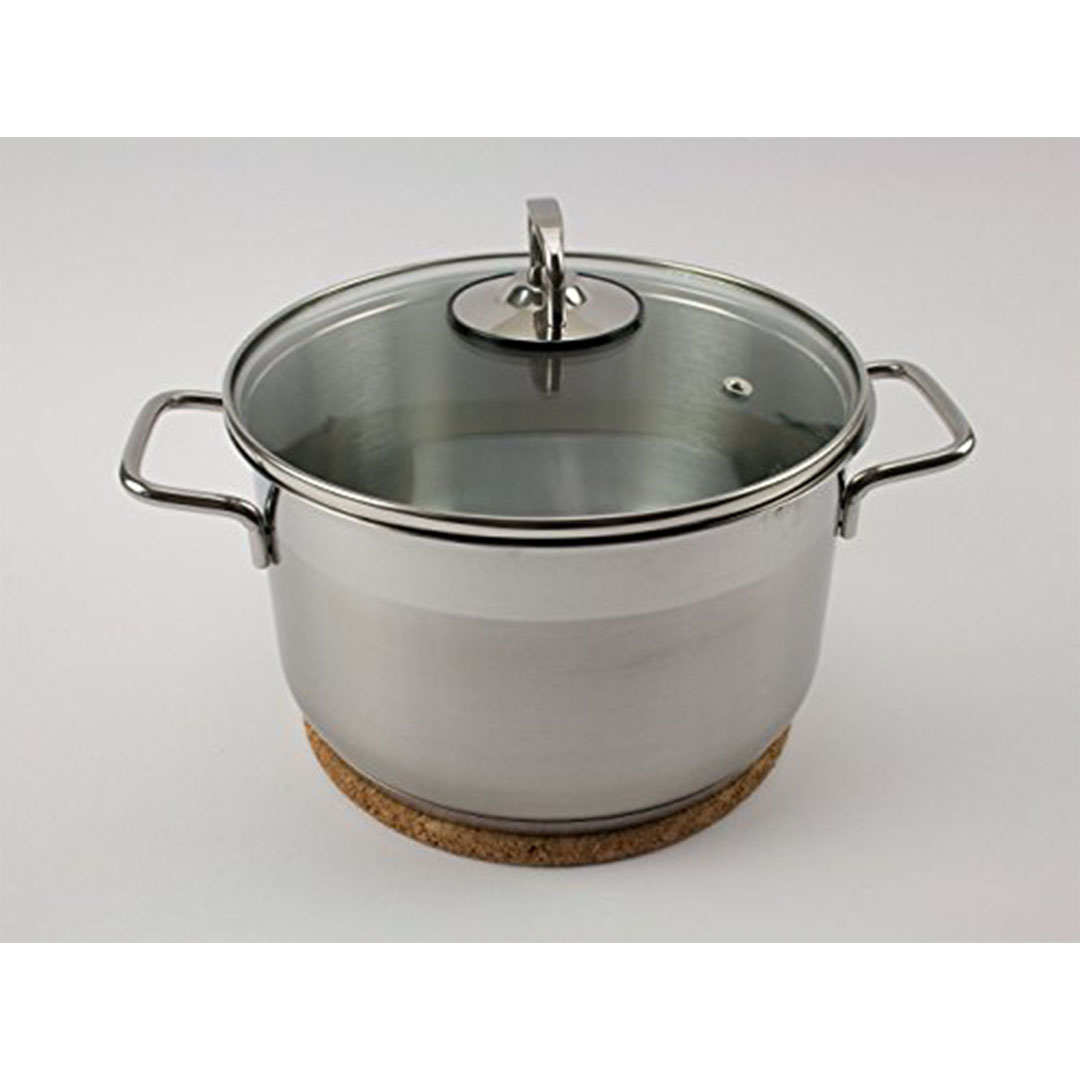 حامل اواني مستدير من الفلين المقاوم للحرارة