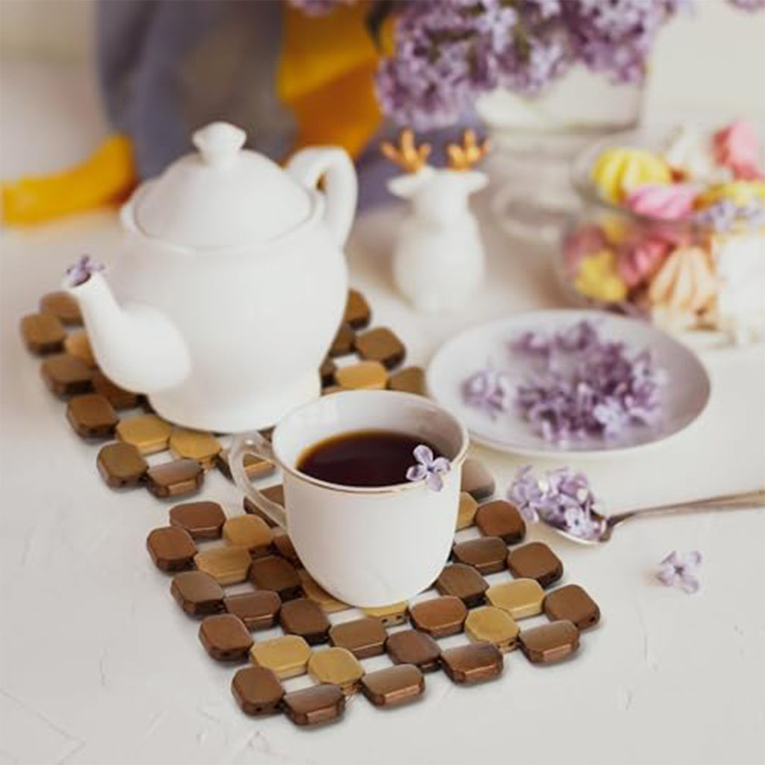 قاعدة للأواني الساخنة للمطبخ - كبير الحجم