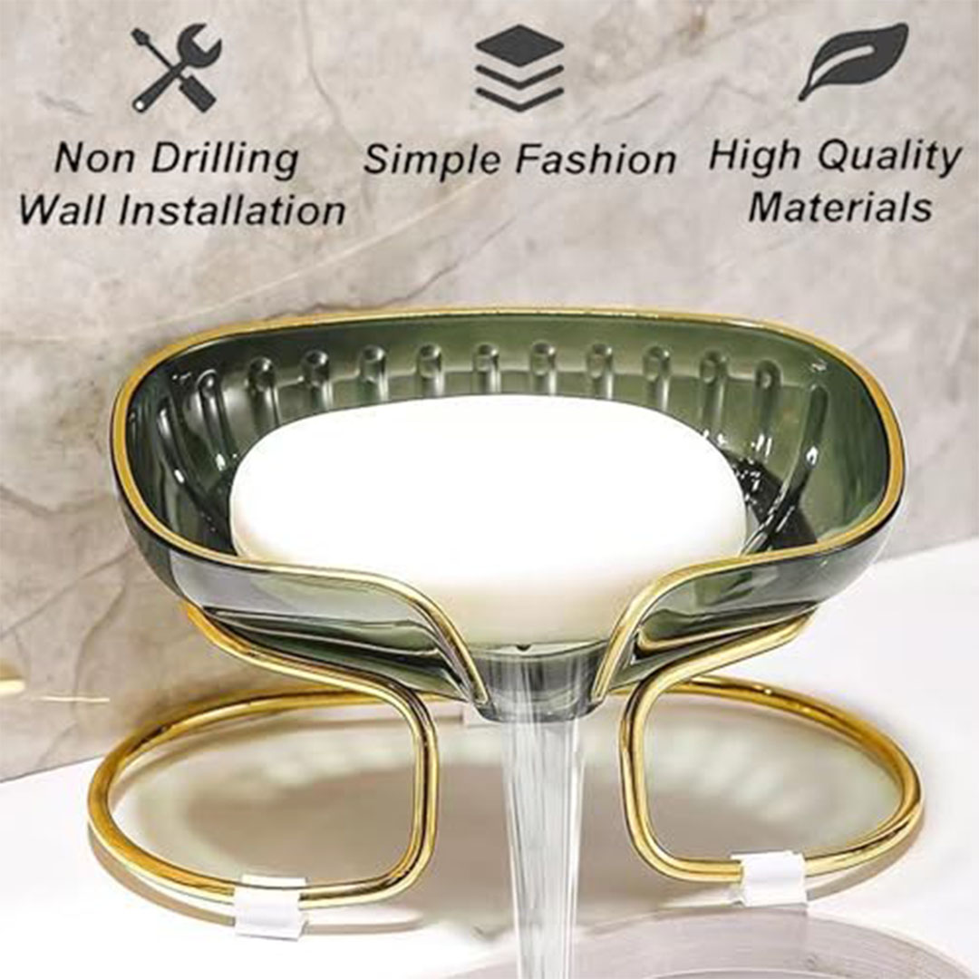 حامل صابون تيوران - ذهبي - غير مثقوب