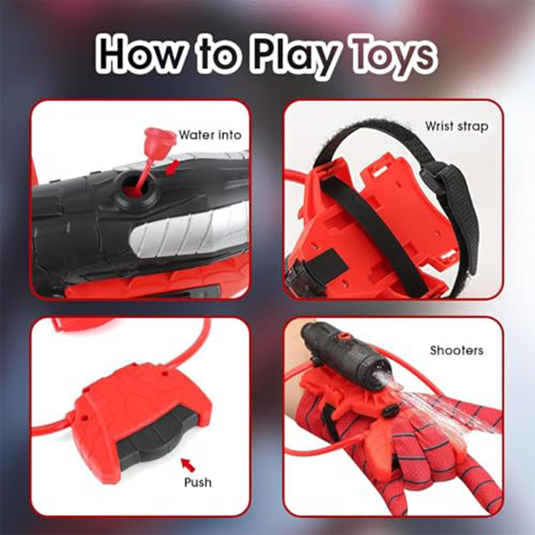مسدسات مائية سبايدر هيرو هايك وينتوي عبوة 2 قطعة