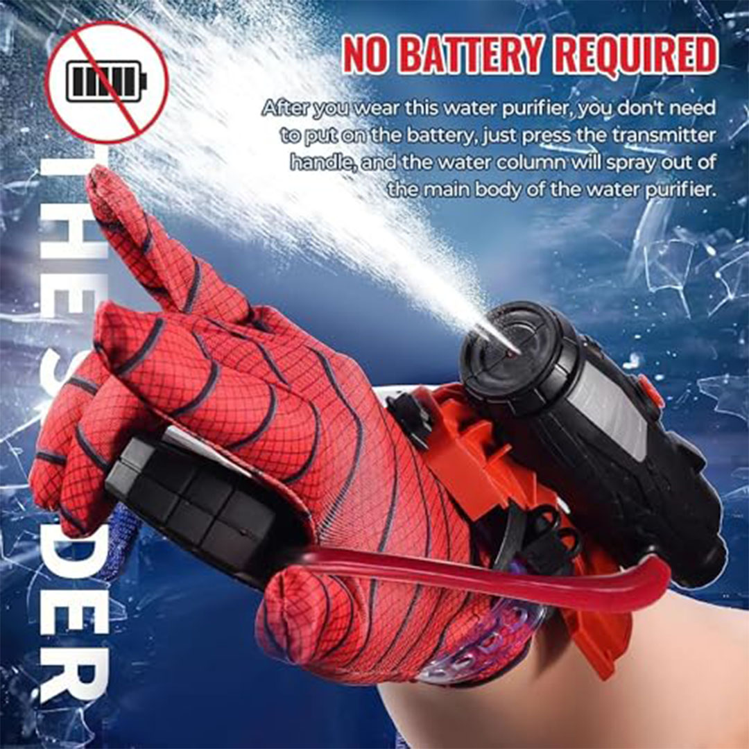 مسدس ماء سبايدرمان ريبيل كيدز أسود