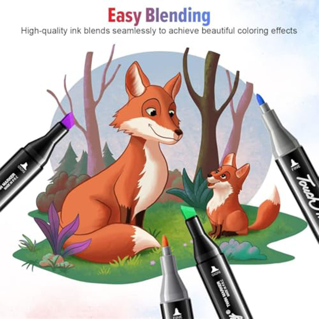 أقلام رسم فنية م-ة براس مزدوج - 60