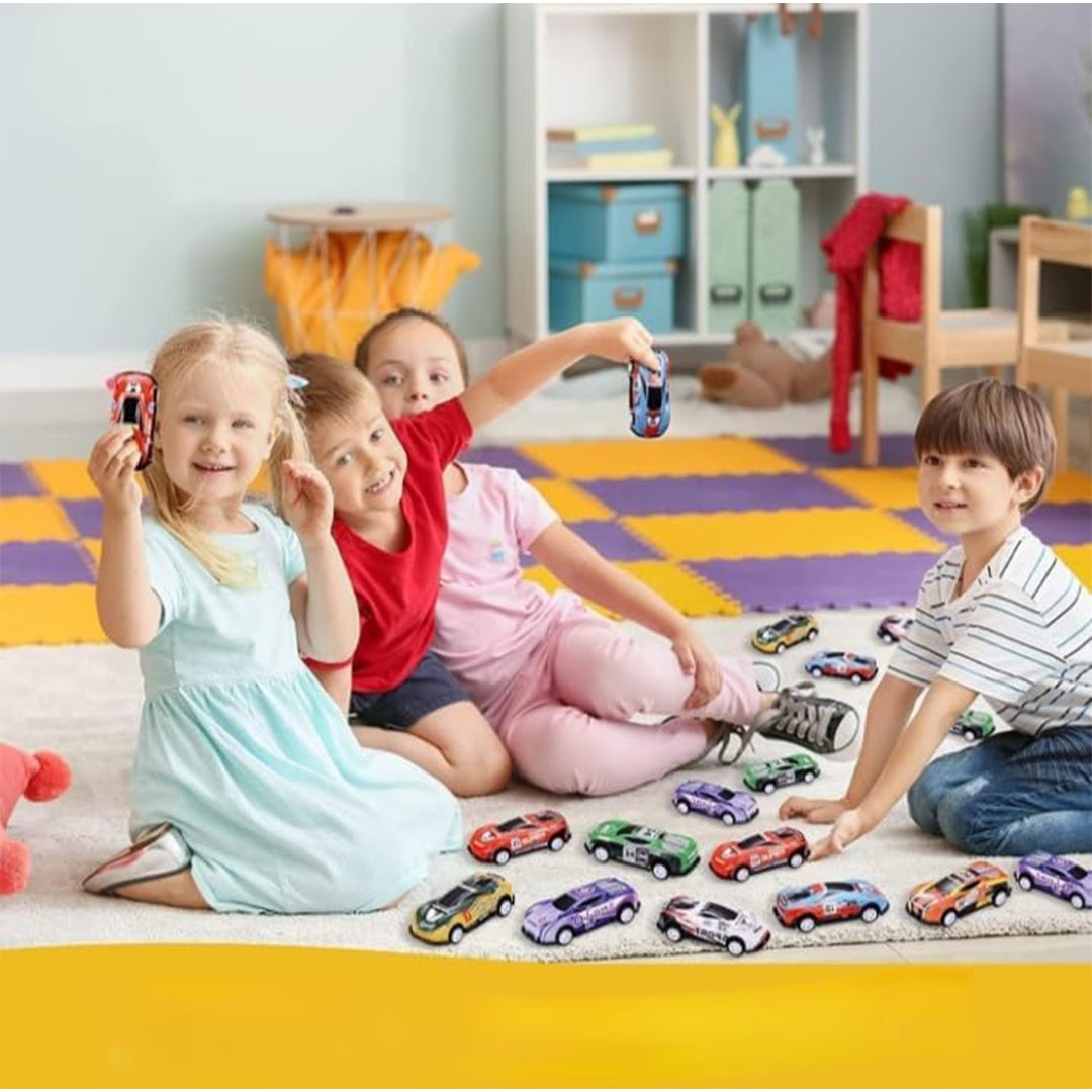 لعبة سيارات رياضية للأطفال - 20 قطعة