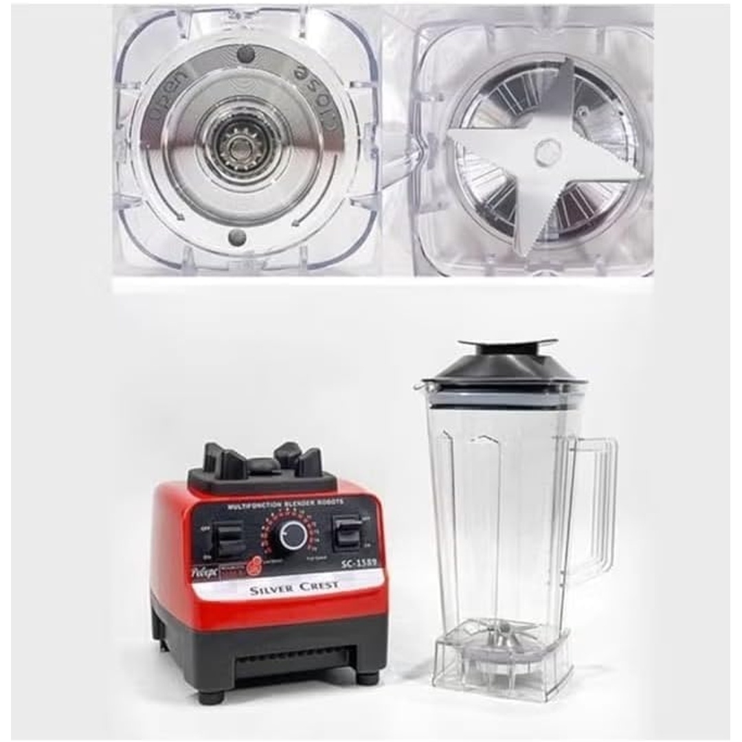 خلاط كهربائي قوي مع 6 شفرات - 4500 وات - 2.5 لتر