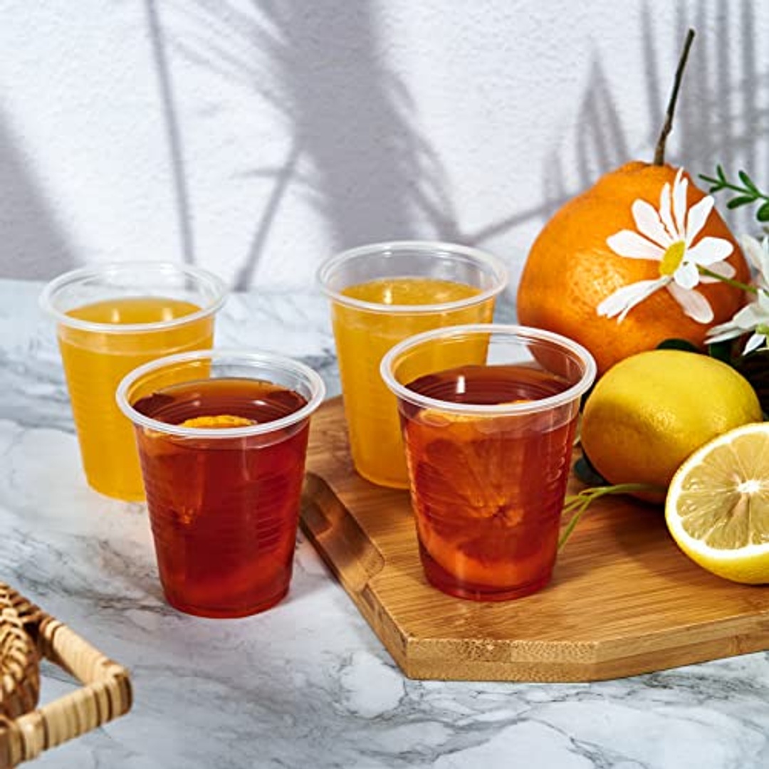 أكواب بلاستيكية شفافة للاستخدام مرة واحدة - 9 أونص - 1000 قطعة