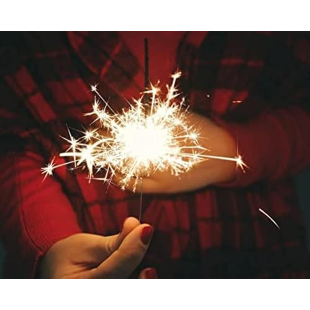 شمع سبارك للحفلات والأعياد - 3 عبوات - 30 قطعة