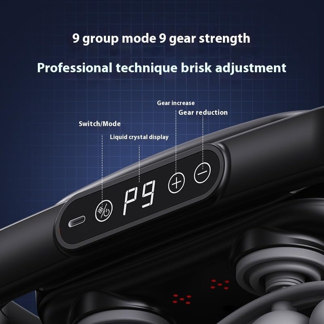 جهاز تدليك علاج الأنسجة العميقة - 6 رؤوس - 20 مستوى - 9 أوضاع