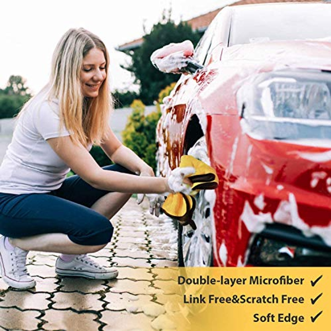 فوط تنظيف ميكروفايبر - 2 قطعة - 30*22 سم - أزرق