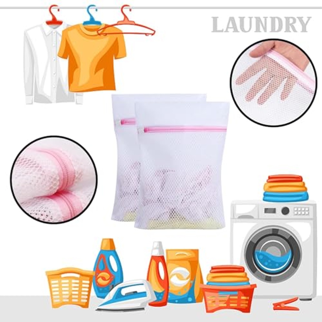 أكياس غسيل شبكية - 30 * 40 سم - 5 قطع