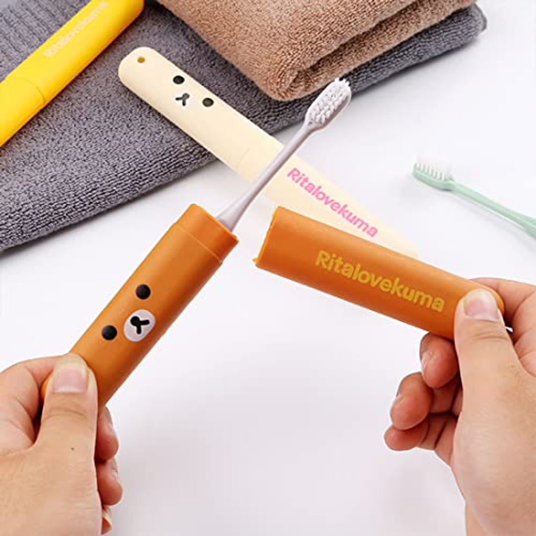 حافظة سفر لفراشي الأسنان - 3 قطع - 20 سم