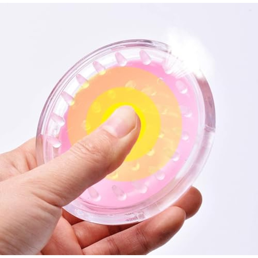 فرشاة لتدليك فروة الرأس سيليكون - بينك