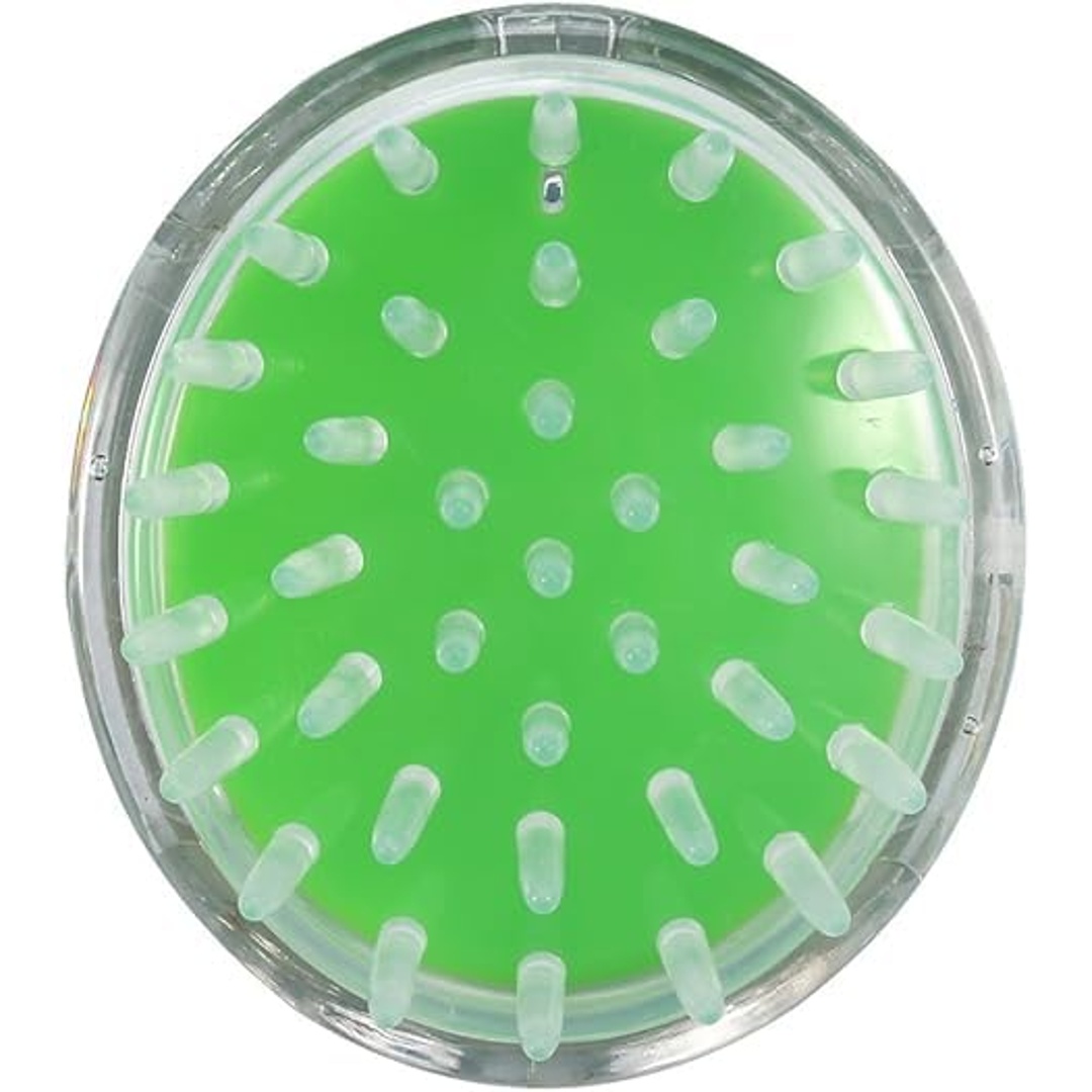 فرشاة لتدليك فروة الرأس سيليكون - أخضر