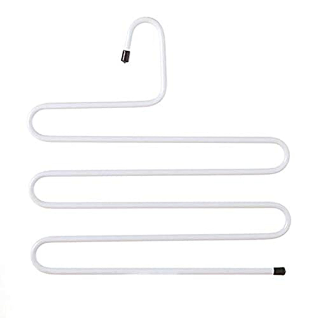 شماعة بنط-ات متعددة الطبقات على شكل حرف S من سابو - أبيض