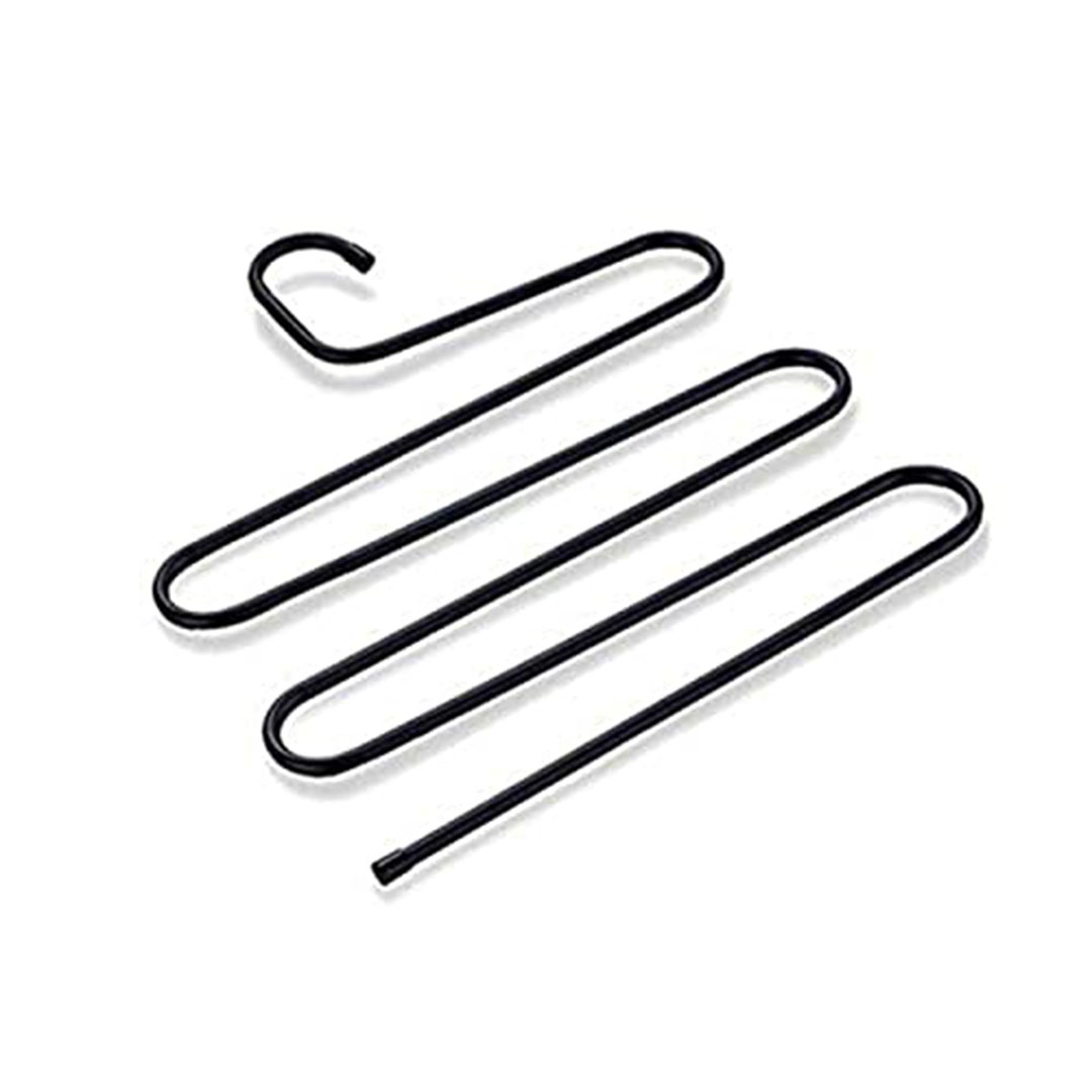 شماعة بنط-ات على شكل حرف S - 3 ارفف حديدية - ثلاث قطع