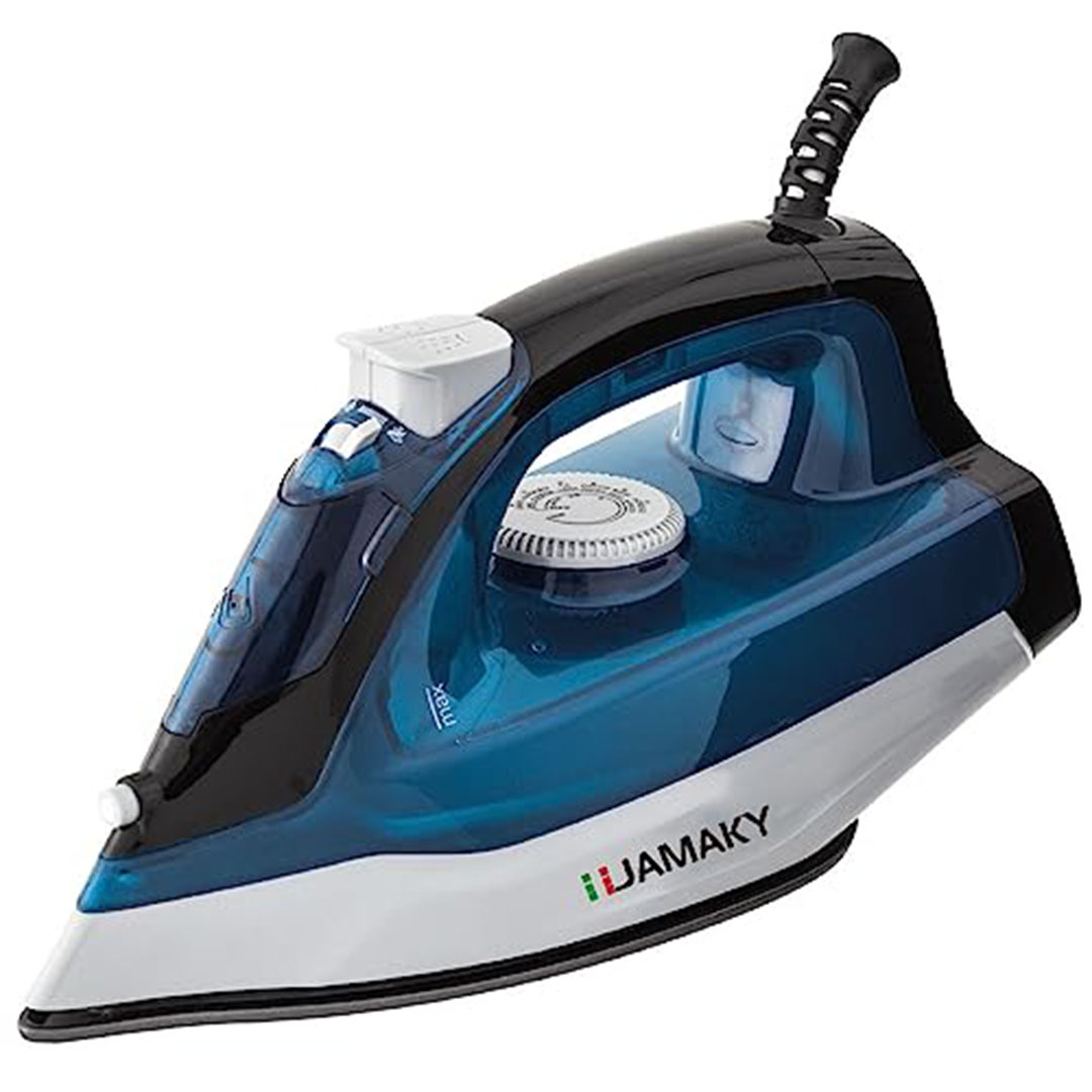 مكواة بخار جاماكي - 1800 وات - موديل JMK1028 - أزرق