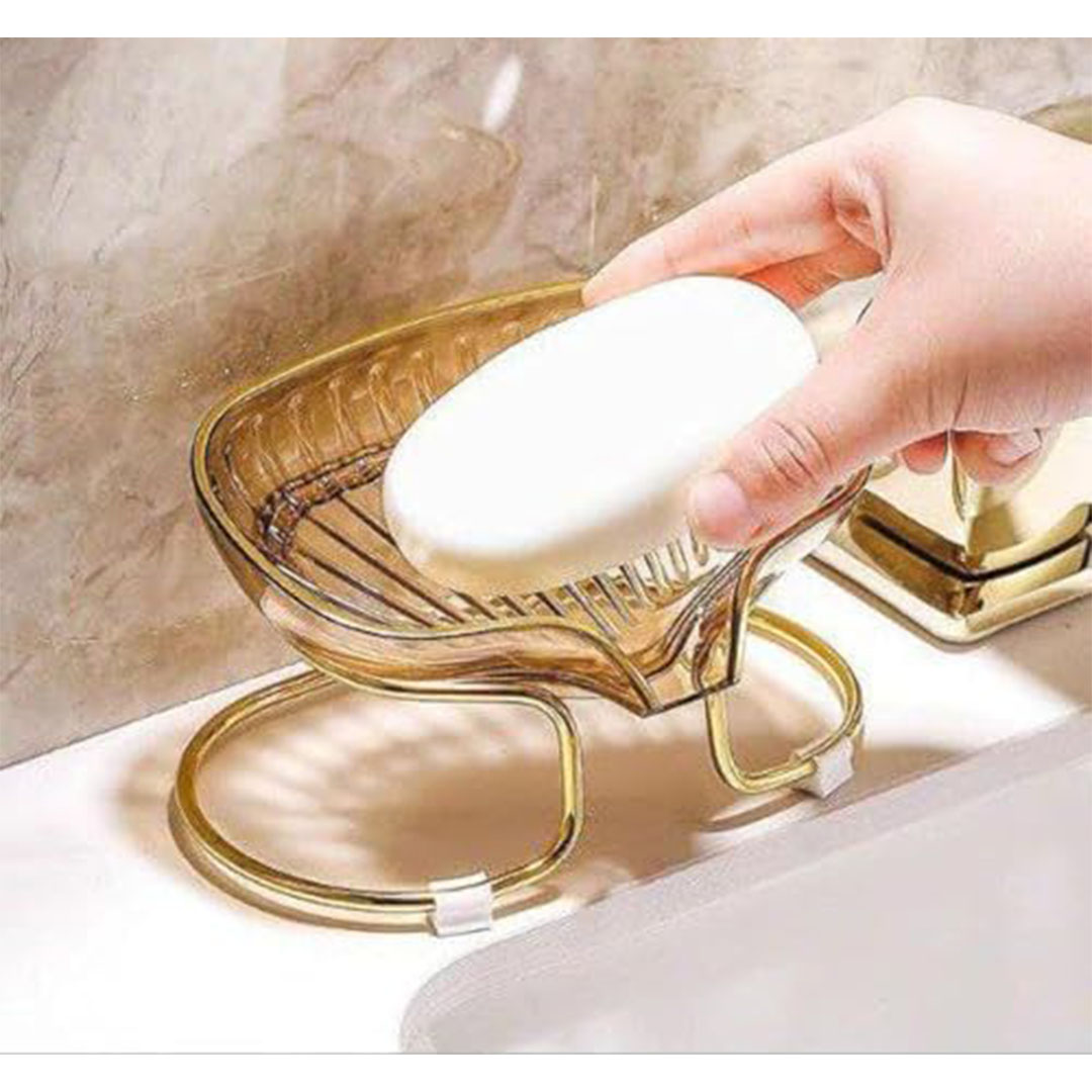 صبانة اكريلك باستاند - معدن ذهبي - مزراب