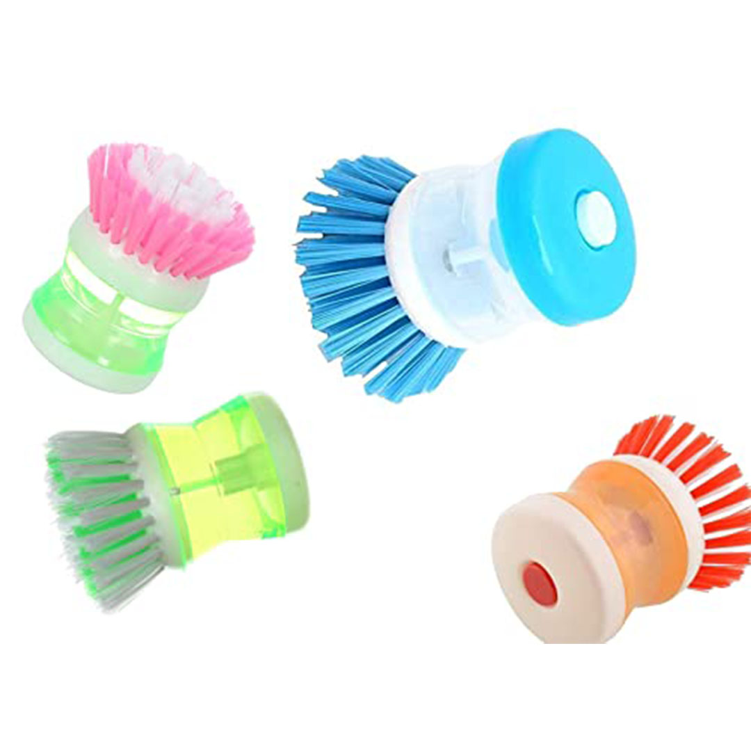 فرشاة أطباق بالصابون السائل - بلاستيك متنوع