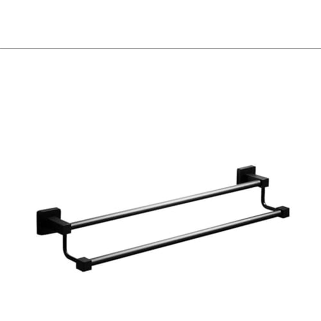 طقم حوامل فوط - أسود