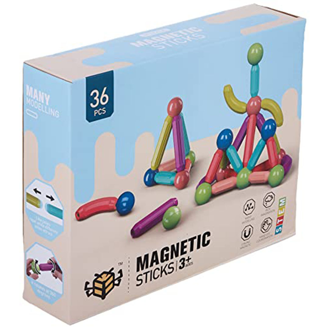 التركيبات المغناطيسية 36 قطعة