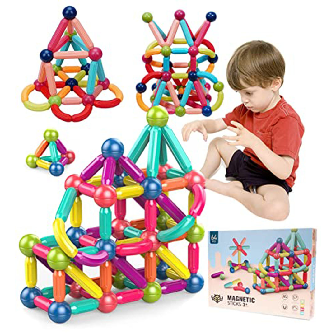 مكعبات روب كيوب مغناطيسية 64 قطعة ثلاثية الأبعاد