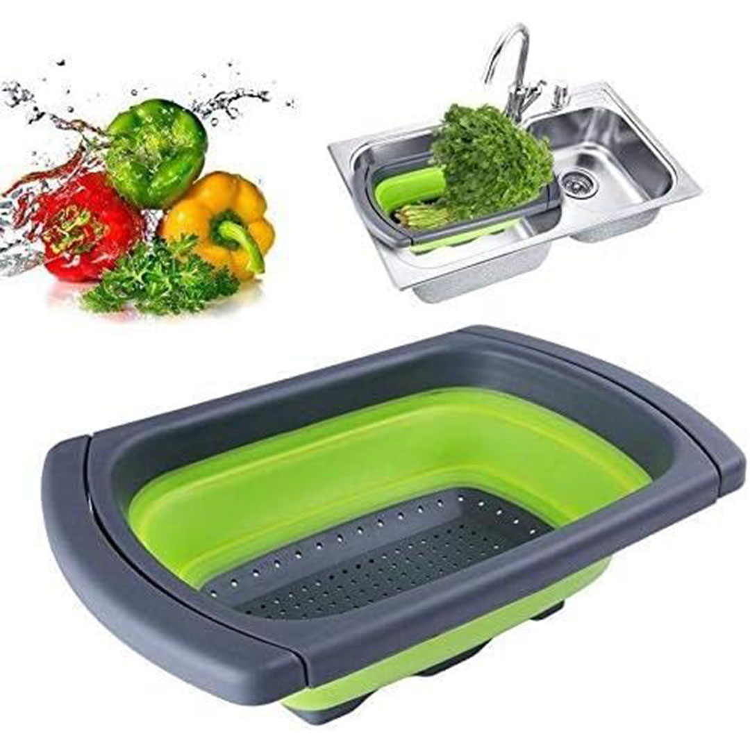 مصفاة حوض سيليكون قابلة للطي - ألوان متنوعة