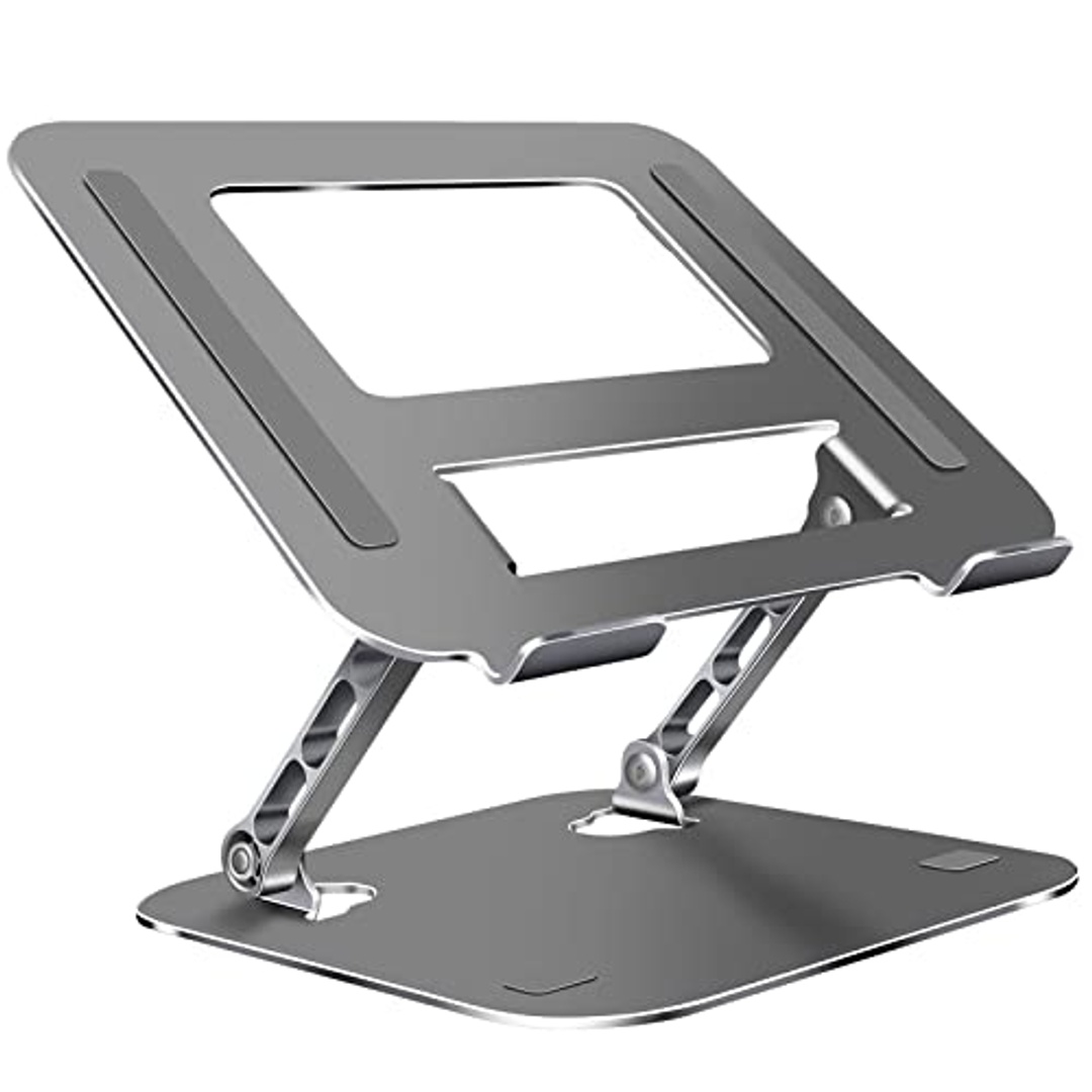 حامل لابتوب الومنيوم - فضي