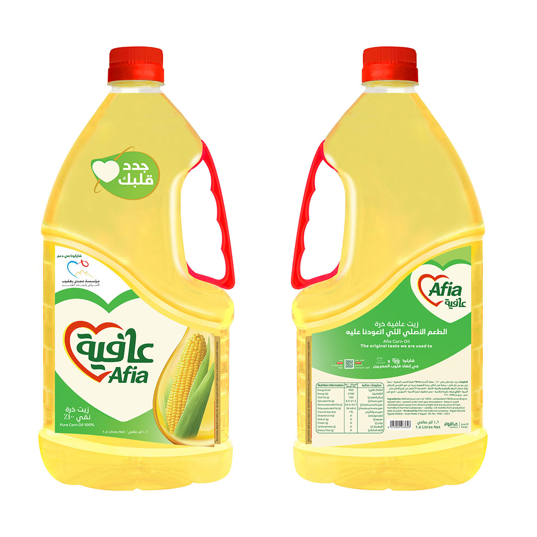 زيت ذرة عافية - 1.6 لتر