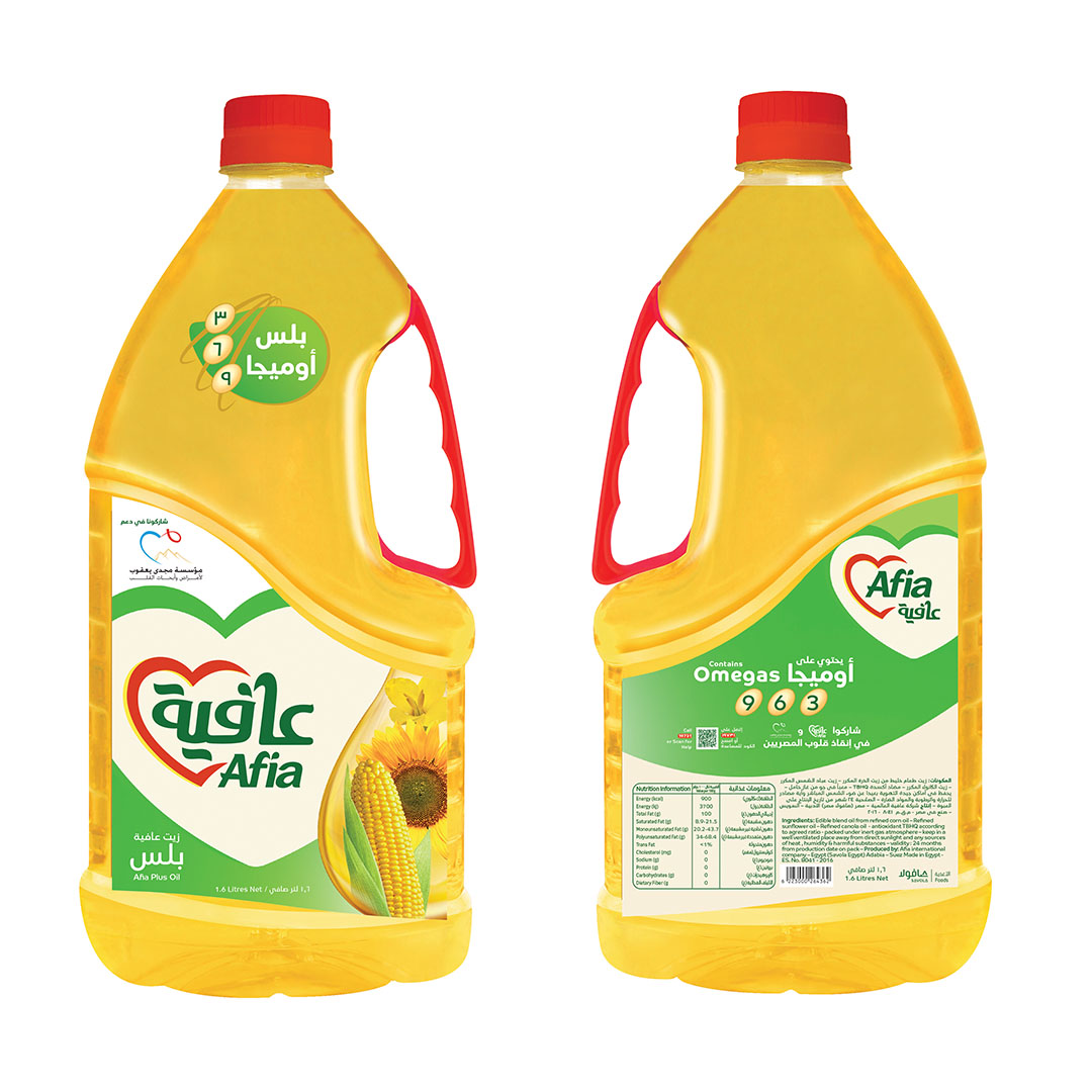 زيت ذرة عافية بلس - 1.6 لتر