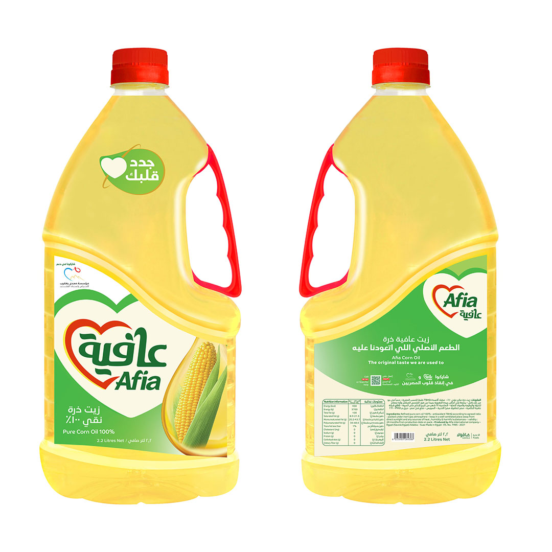 زيت ذرة عافية - 2.2 لتر