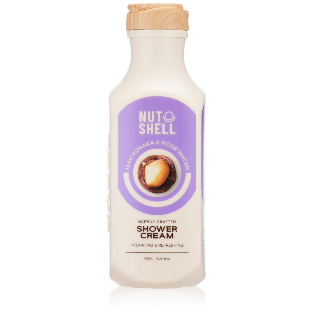 كريم استحمام بزيت الماكاديميا وماء الورد من ناتشيل - 485 مل