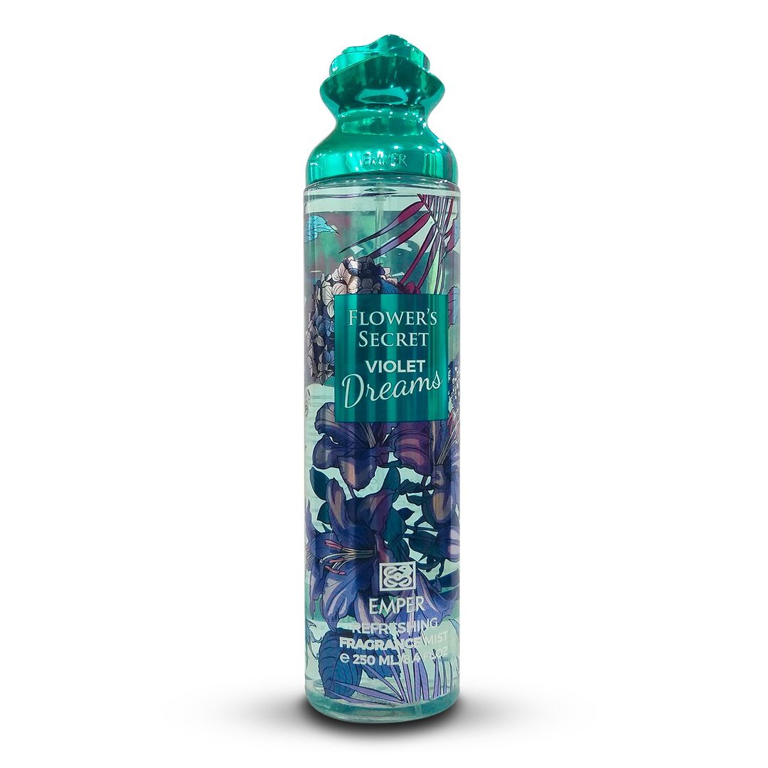بخاخ الجسم من إمبر أسرار الزهور أحلام البنفسج للنساء - 250 مل