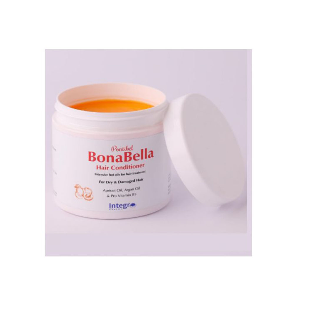 بلسم بونا بيلا بزيت المشمش وبرو فيتامين ب5 وزيت الأرغان - 450 مل