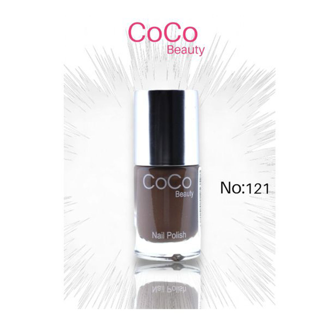 طلاء أظافر كوكو بيوتي - 121 كابتشينو - 12 مل