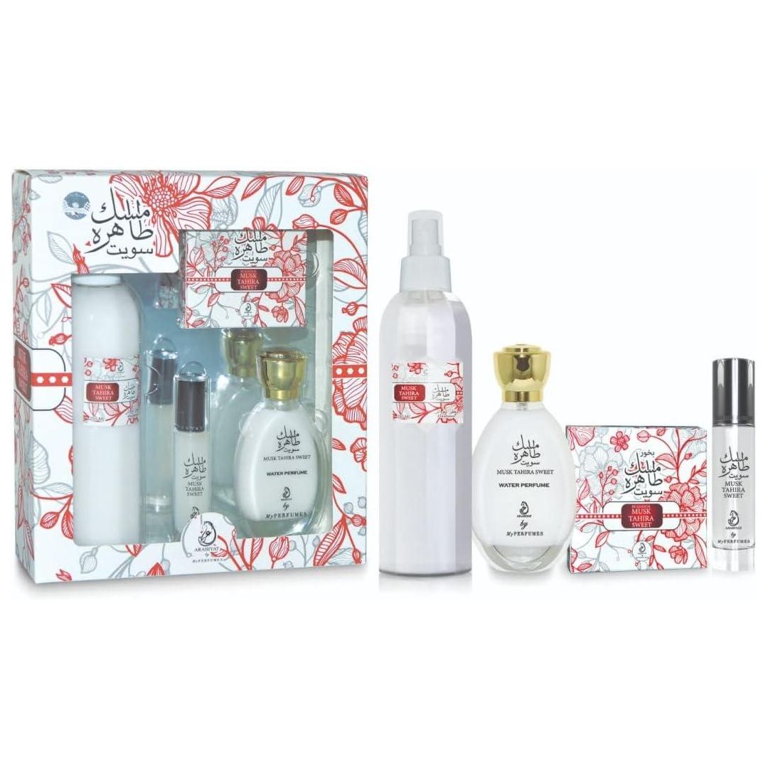 مجموعة عطر عربيات مسك طهيرة الحلو - 4 قطع