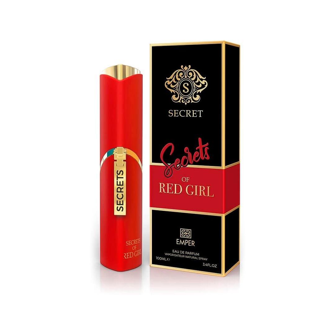 عطر إمبير سيكريتس أوف ريد جيرل - أو دي بارفان - للنساء - 100 مل