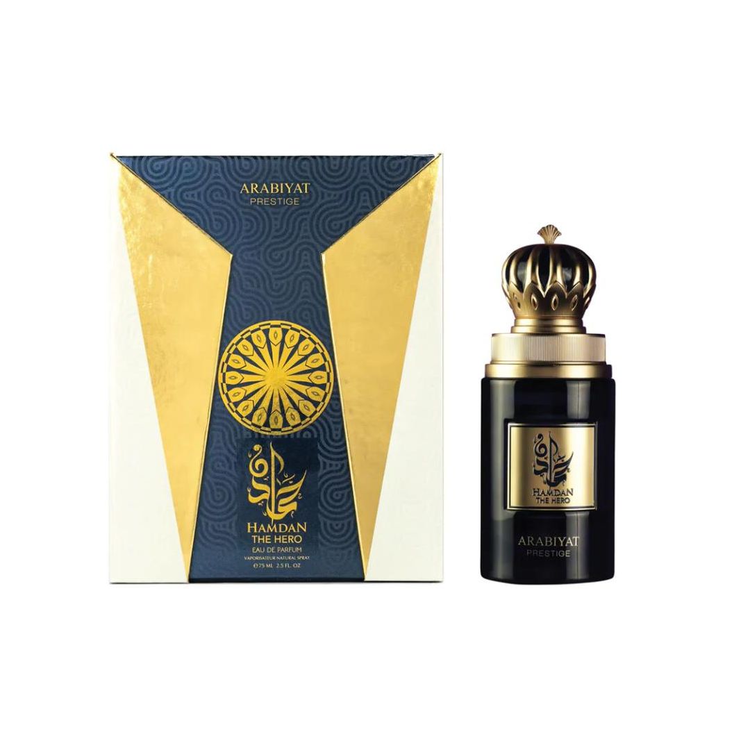 عطر عربيات برستيج حمدان ذا هيرو او دي بارفان للرجال - 75 مل