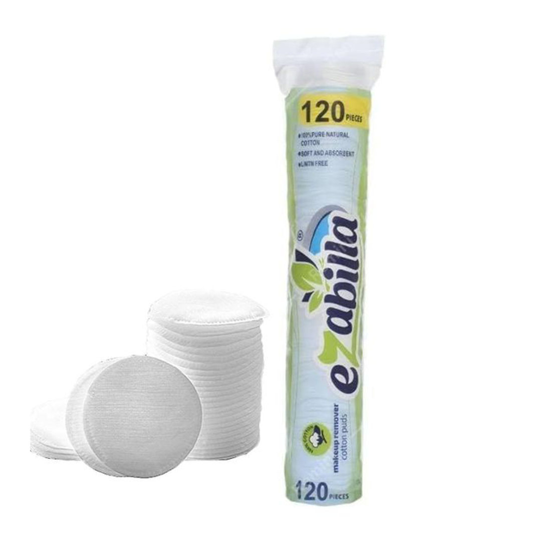 وسادات إيزابيلا القطنية لإزالة المكياج - 120 قطعة