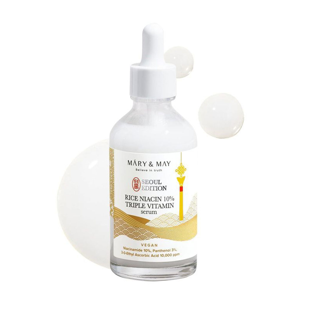 سيروم فيتامينات ثلاثي من ماري آند ماي نياسين الأرز 10٪ - 80 مل