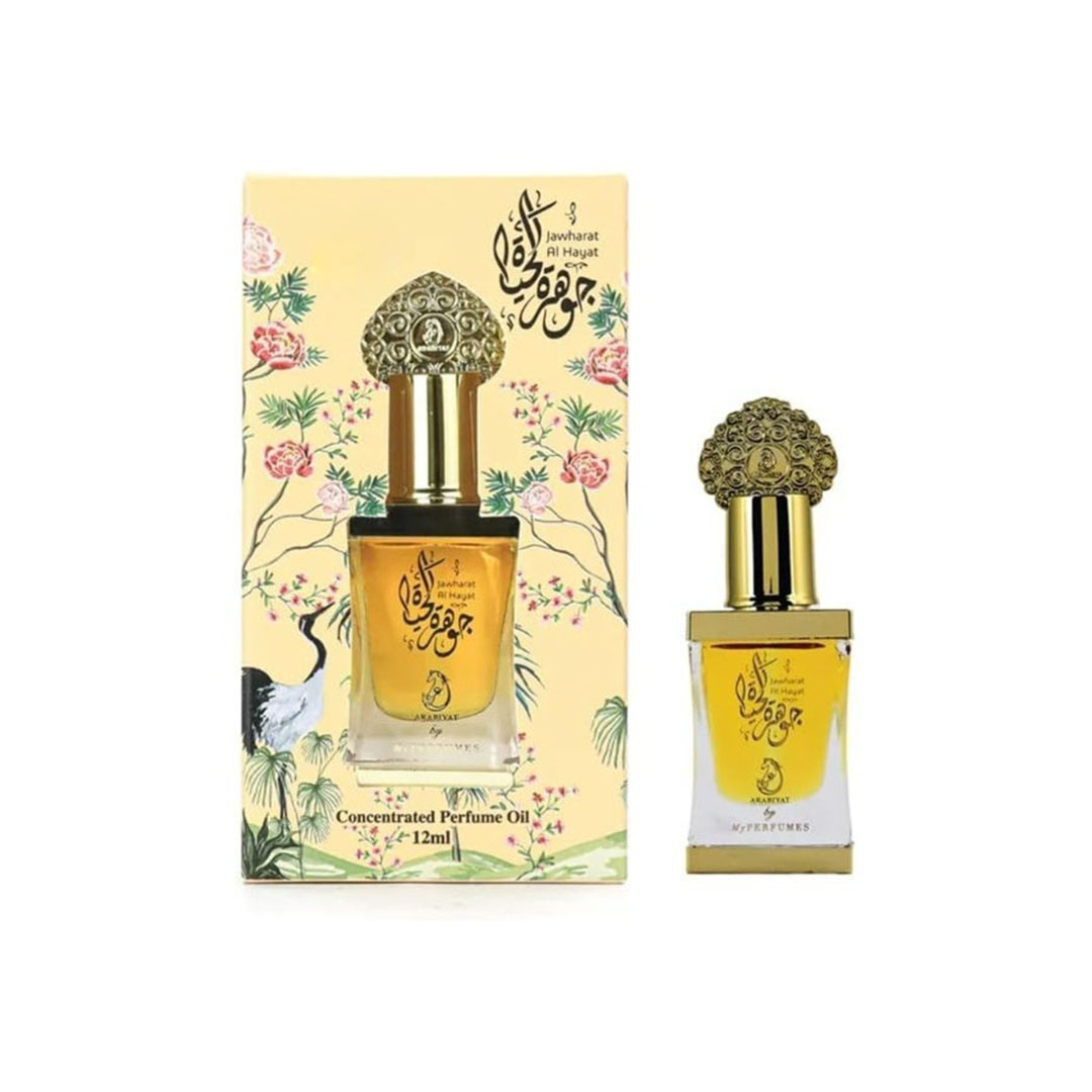 عربيات جوهرة الحياة زيت عطري مركز - 12 مل